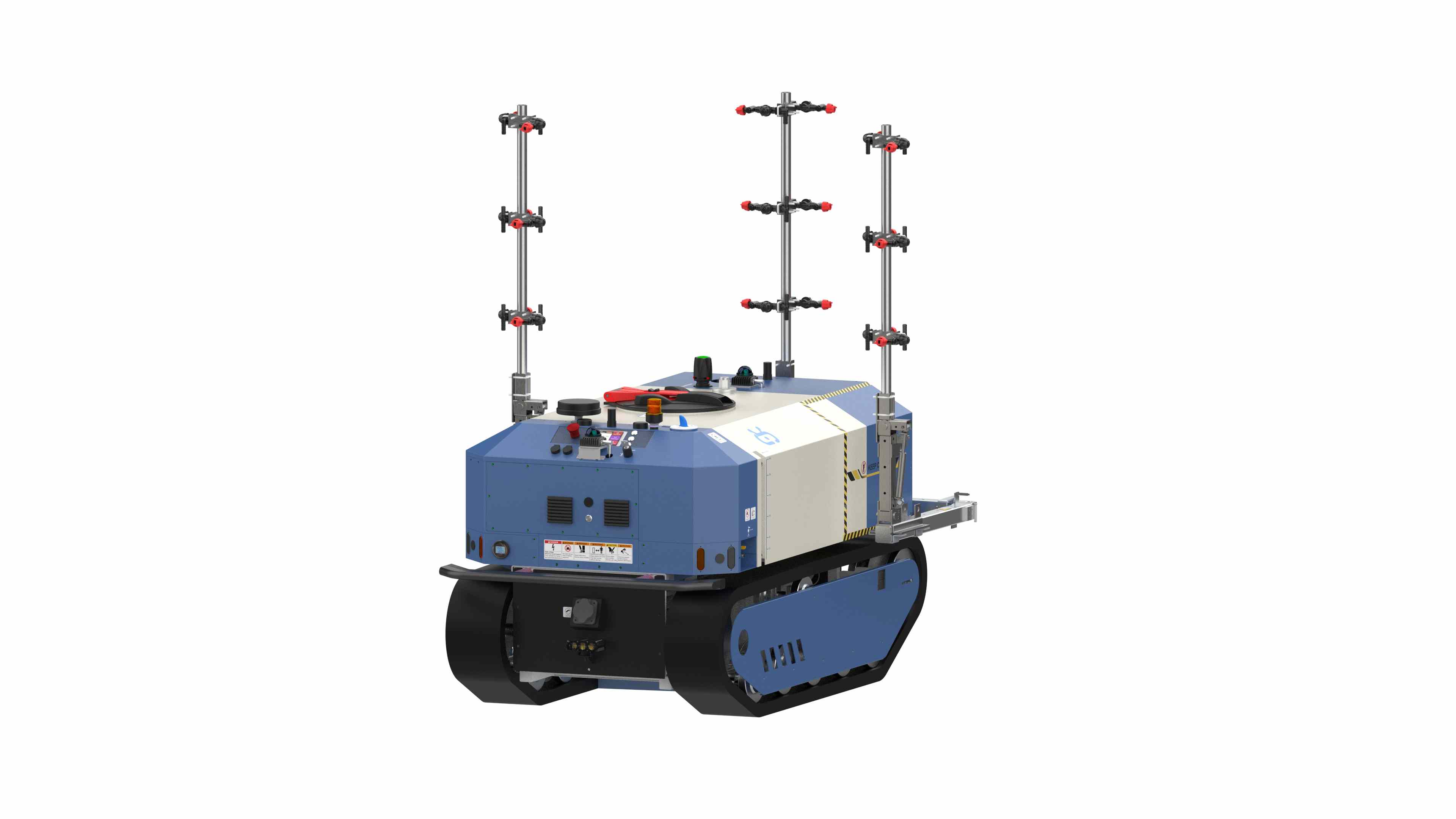 S401 tracked spraying robot product render